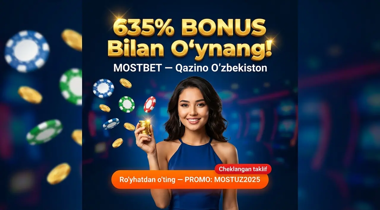 Mostbet Qazino — O'zbekiston Uchun Onlayn Kazino